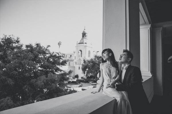 Stacey + Danny : Pasadena City Hall Engagement Photography